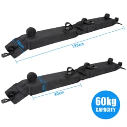 Universal Soft Roof Racks Foldable Car Roof Racks Top Luggage Carrier Rack 600D Oxford Car Surf Long Roof Rack Pads