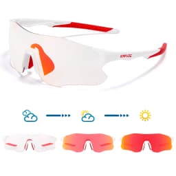 Kapvoe Purple Photochromic Running Sunglasses Outdoor Sports Bike Marathon Cycling Glasses Mountain Bicycle Goggles Eyewear