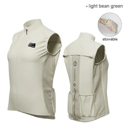 INBIKE Women's Cycling Vest Sleeveless Running Rain Jacket Lightweight MTB Biking Clothing Windbreakers Reflective With Pockets
