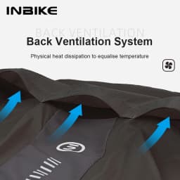 INBIKE Women's Cycling Vest Sleeveless Running Rain Jacket Lightweight MTB Biking Clothing Windbreakers Reflective With Pockets