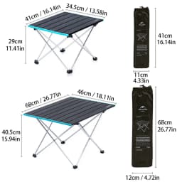 Naturehike Camping Table Ultralight Portable Outdoor Mini Table Backpacking Hiking Table Outside Cooking Outdoor Coffee Table