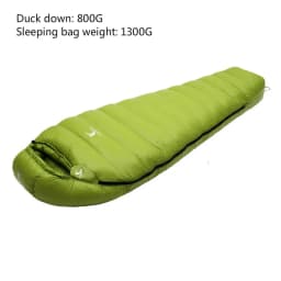 CADENO Newset Winter Autumn Mummies Ultra Light Down Sleeping Bag Outdoor Travel Camping Nylon White Duck 400g 1200g