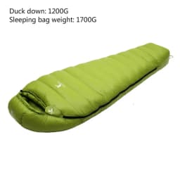 CADENO Newset Winter Autumn Mummies Ultra Light Down Sleeping Bag Outdoor Travel Camping Nylon White Duck 400g 1200g
