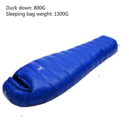 CADENO Newset Winter Autumn Mummies Ultra Light Down Sleeping Bag Outdoor Travel Camping Nylon White Duck 400g 1200g