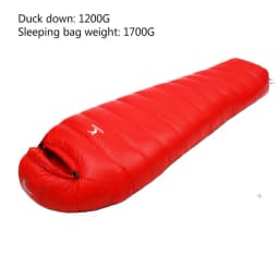CADENO Newset Winter Autumn Mummies Ultra Light Down Sleeping Bag Outdoor Travel Camping Nylon White Duck 400g 1200g