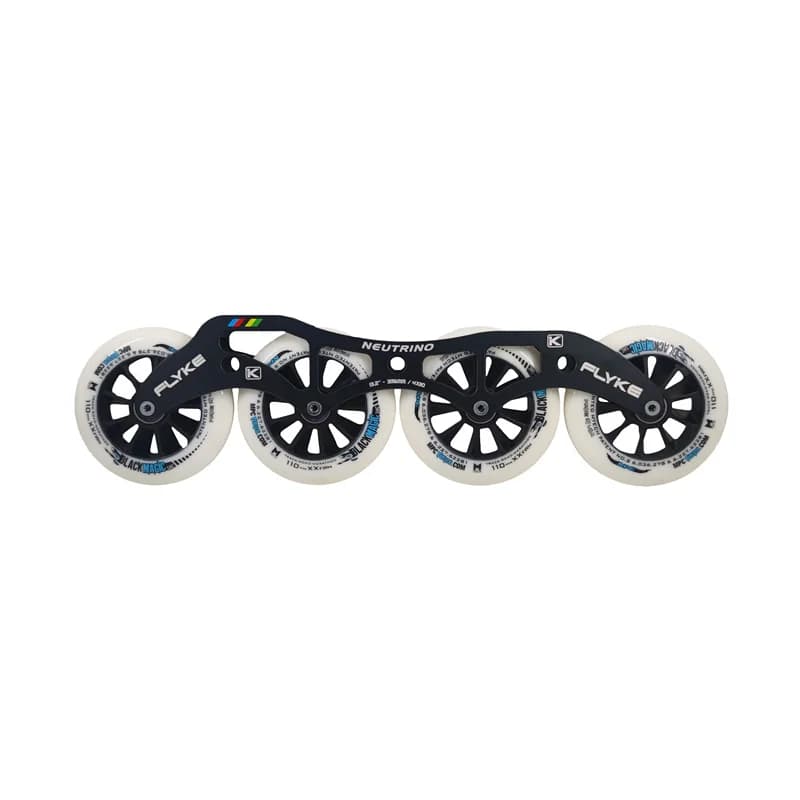 Flyke NEUTRINO 4 wheels inline speed skates frame 4X110 4X100 4X90 Chassis MPC Black Magic XXFirm MATTER Gi3 F1 90mm 100mm 110mm