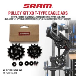 SRAM SPARE PARTS RD PULLEY WHEEL KIT X0 T-TYPE EAGLE AXS 11.7518.104.008 MTB & Road bicycle acesssories cycling