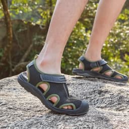 GOLDEN CAMEL Men's Summer Sandals Mesh Closed-Toe Beach Sandal Treking Water Hiking Shoes for Men 2023 New Outdoor Waterproof