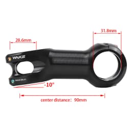 Wake Road Bike Stem 10 Degree CNC Aluminium Alloy 31.8mm for Road Bicycle Accessories Cycling