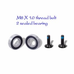 Funsea Crankset BMX Big Cruiser Wheelie Stunt Bike Crank MID Bottom Bracket Kit 145mm Bike Accessories Chromoly Arms Chainring