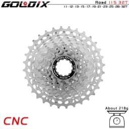 GOLDIX Ultralight Road Cassette 11S/12Speed Bicycle Freewheel 28T/32T/34T36T CNC Hollow Out Flywheel HyperGlide System