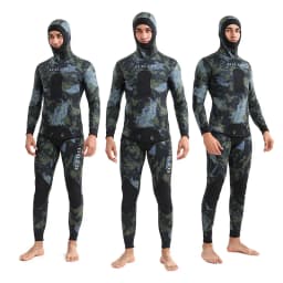 3mm Men Spearfishing Wetsuit Camouflage Neoprene One-piece Diving Suit For Scuba Free Diving Jumpsuit Cold Water Swimsuit