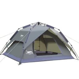 Desert Fox Family Camping Tent 3 Person Outdoor Automatic Tents Instant Set-up Pop-up 2/3 Ways Use Tent for Beach Hiking Travel