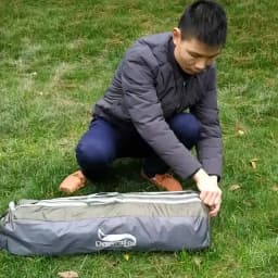 Desert Fox Family Camping Tent 3 Person Outdoor Automatic Tents Instant Set-up Pop-up 2/3 Ways Use Tent for Beach Hiking Travel