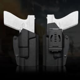 G17 G19 Kydex Holster Waist OWB Quick Release Pistol Light Holsters Mounted Surefire X300U X300 X300V For Glock 17 19