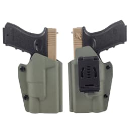 G17 G19 Kydex Holster Waist OWB Quick Release Pistol Light Holsters Mounted Surefire X300U X300 X300V For Glock 17 19