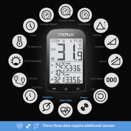 GPS Bike Computer Wireless CYCPLUS M1 Waterproof Speedometer Odometer ANT+ Bluetooth5.0 Cycling Bicycle Accessories