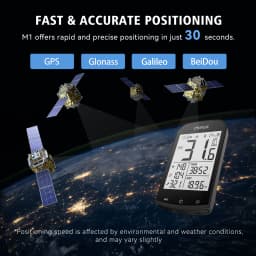 GPS Bike Computer Wireless CYCPLUS M1 Waterproof Speedometer Odometer ANT+ Bluetooth5.0 Cycling Bicycle Accessories