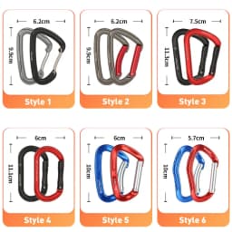 XINDA Rock Climbing Quickdraw Sling Professional Safety Lock Extenders Carabiner Mountaineer Outdoor Protect Kits