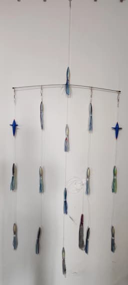 36' Tianium Nickel Alloy Splashbar Outbound Rudder Spreader Bars with 9' Premium Lures (Install Version）