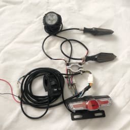 48v 60v E Bike Scooter Turning Signal Light Motorcycle Flasher Indicator Light Blinker Trail Brake Light
