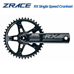 ZRACE RX Single Speed Crank Chainset Crankset,40T / 42T / 44T,170 / 172.5 / 175,for Gravel-bikes Cyclo-Cross, DUB BB29
