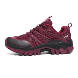 HIKEUP Men‘s Outdoor Hiking Shoes Spring New Breathable Comfortable Anti-collision Toe Cap Style Couple's Mountaineering Shoes
