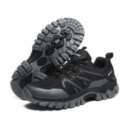 HIKEUP Men‘s Outdoor Hiking Shoes Spring New Breathable Comfortable Anti-collision Toe Cap Style Couple's Mountaineering Shoes