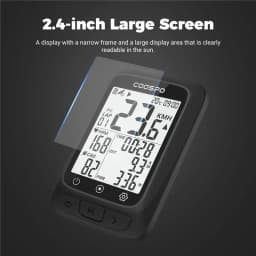 COOSPO BC107/BC26 Bike Computer GPS Wireless Bicycle Cycling Odometer Speedometer 2.4"FSTN Bluetooth5.0 ANT+ GPS BDS