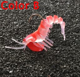 JYJ Soft Shrimp Lures Sea Fishing with Luminous Prawns Soft Bait Perch 7g 12g18g Sea Bass Shrimp bass Bait