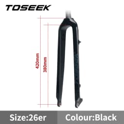 TOSEEK TFK-SL Carbon Fork 26ER/27.5ER/29ER Straight Tube Mtb Bicycle Front Fork Garfo Carbono 700c Mtb Fork 29
