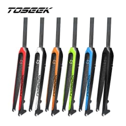 TOSEEK TFK-SL Carbon Fork 26ER/27.5ER/29ER Straight Tube Mtb Bicycle Front Fork Garfo Carbono 700c Mtb Fork 29