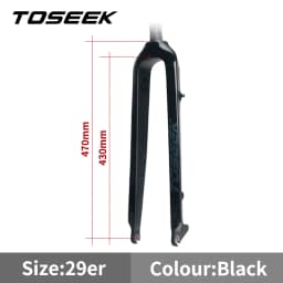 TOSEEK TFK-SL Carbon Fork 26ER/27.5ER/29ER Straight Tube Mtb Bicycle Front Fork Garfo Carbono 700c Mtb Fork 29