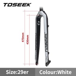 TOSEEK TFK-SL Carbon Fork 26ER/27.5ER/29ER Straight Tube Mtb Bicycle Front Fork Garfo Carbono 700c Mtb Fork 29