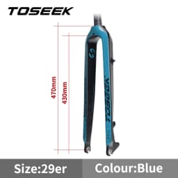 TOSEEK TFK-SL Carbon Fork 26ER/27.5ER/29ER Straight Tube Mtb Bicycle Front Fork Garfo Carbono 700c Mtb Fork 29