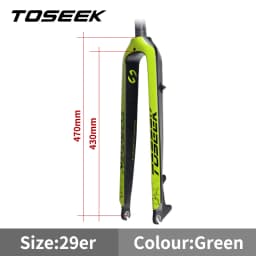 TOSEEK TFK-SL Carbon Fork 26ER/27.5ER/29ER Straight Tube Mtb Bicycle Front Fork Garfo Carbono 700c Mtb Fork 29