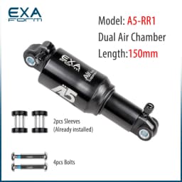 Kind Shock KS A5 RR1/RE Solo Dual Bike Air Rear Shock Absorber Suspension 125 150 165 190mm for MTB Bicycle EXA Form