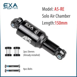 Kind Shock KS A5 RR1/RE Solo Dual Bike Air Rear Shock Absorber Suspension 125 150 165 190mm for MTB Bicycle EXA Form