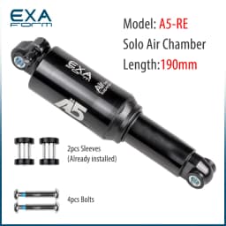 Kind Shock KS A5 RR1/RE Solo Dual Bike Air Rear Shock Absorber Suspension 125 150 165 190mm for MTB Bicycle EXA Form