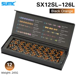Bicycle Chain SUMC 12Speed Diamond Color Bike Chain MTB Mountain Road Bike UltraLight and Durable 12S Missing Link Chain 12V