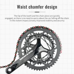 Bicycle Chain SUMC 12Speed Diamond Color Bike Chain MTB Mountain Road Bike UltraLight and Durable 12S Missing Link Chain 12V