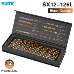 Bicycle Chain SUMC 12Speed Diamond Color Bike Chain MTB Mountain Road Bike UltraLight and Durable 12S Missing Link Chain 12V