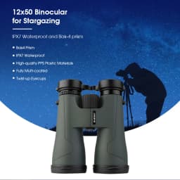 Svbony SA203 Telescope 12x50 Binoculars Professional Powerful BAK4 IPX7 Waterproof Camping Equipment for Birdwatching Stargazing