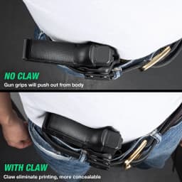 IWB Clear Holsters With Optic Cut&Claw,Only For G17/19 G43 G43X Taurus G2C,Not Fit G43X MOS or With Rail,Right Hand