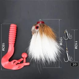 22cm/85g Multi Jointed Swimbait Hard Artificial Bait Mouse Fishing Lure Soft Artificial Fishing Bait for Pike Bass Fishing