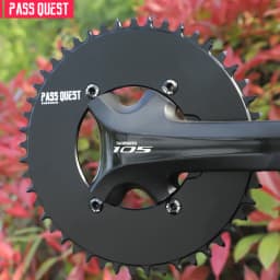 PASS QUEST X110BCD AERO Narrow Wide Chainring for R3000/4700/5800/6800/DA9000 Chainwheel BLACK Gravel Folding Bike Available