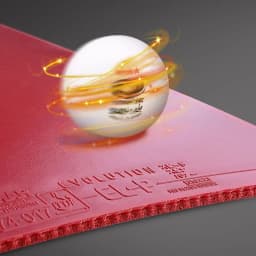 Tibhar-Evolution EL-P Table Tennis Rubber, Professional Non-Toxic Pimples-in Ping Pong Rubber for Quick Attack