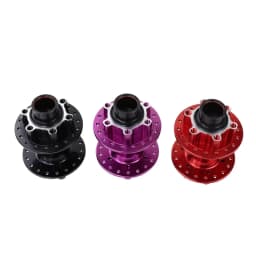 DHL-20S Downhill Mtb Mountain Bicycle Double Disc Brake Hub 32H /36H Aluminum Alloy Front Thru-axle Hubs 20mm x110mm 2 Bearings