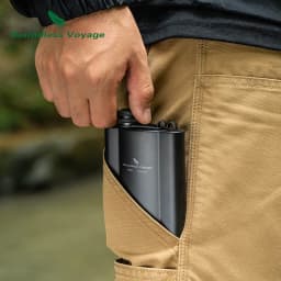 Boundless Voyage Titanium Hip Flask with Funnel 180ml / 240ml Outdoor Ultralight Liquor Flask Bottle for Whiskey Vodka Wine