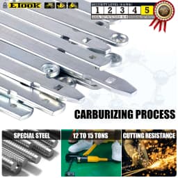 Etook Bicycle Folding Lock Lengthen Anti Theft Heavy Duty Strong Foldable Lock For E Bike Scooter Motorcycle Patented Bracket